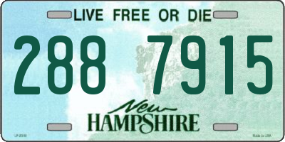NH license plate 2887915