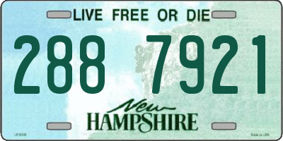 NH license plate 2887921