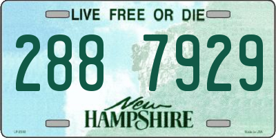 NH license plate 2887929