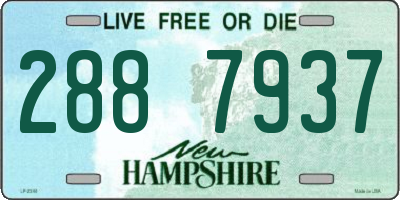 NH license plate 2887937