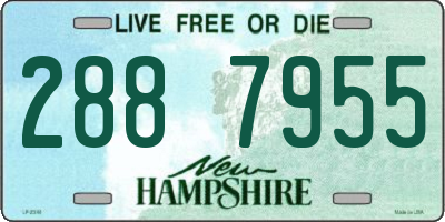 NH license plate 2887955
