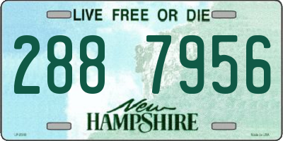 NH license plate 2887956