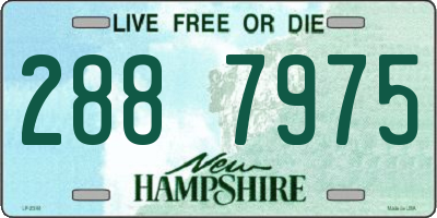 NH license plate 2887975