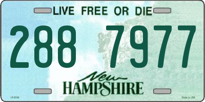 NH license plate 2887977