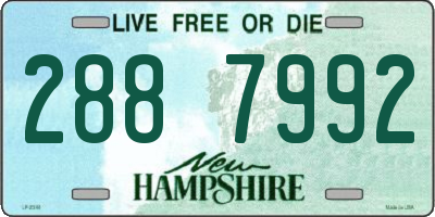 NH license plate 2887992