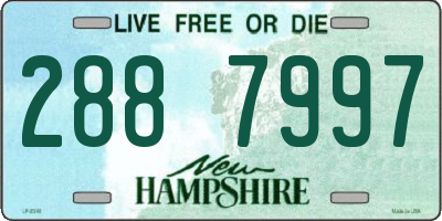 NH license plate 2887997