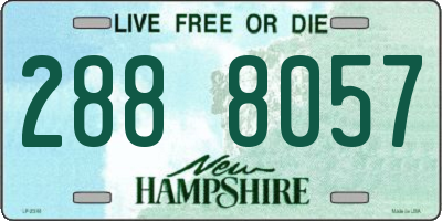 NH license plate 2888057