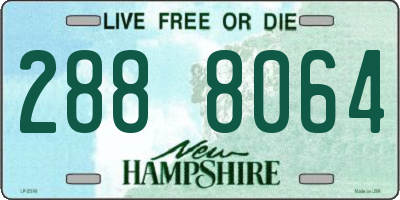 NH license plate 2888064