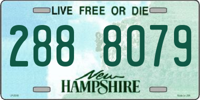 NH license plate 2888079
