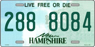 NH license plate 2888084