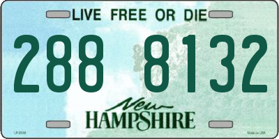NH license plate 2888132