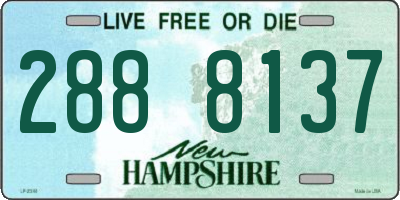 NH license plate 2888137