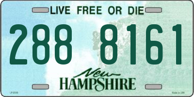 NH license plate 2888161