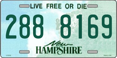 NH license plate 2888169