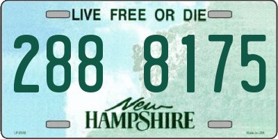 NH license plate 2888175