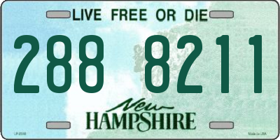 NH license plate 2888211