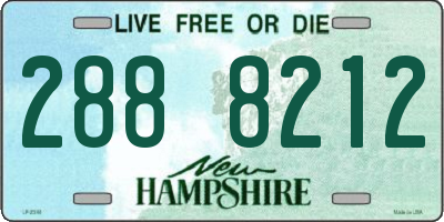 NH license plate 2888212