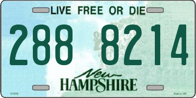 NH license plate 2888214
