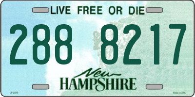 NH license plate 2888217