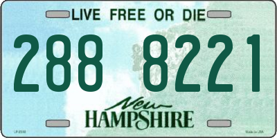 NH license plate 2888221
