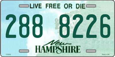 NH license plate 2888226