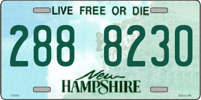NH license plate 2888230