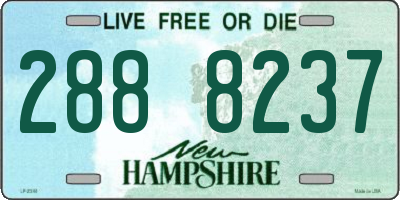 NH license plate 2888237