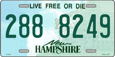 NH license plate 2888249