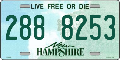 NH license plate 2888253
