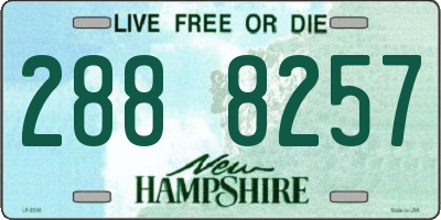 NH license plate 2888257