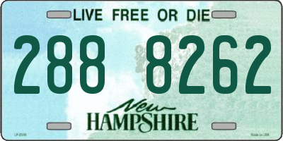 NH license plate 2888262
