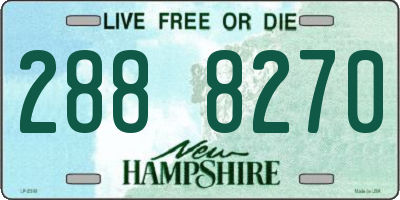 NH license plate 2888270