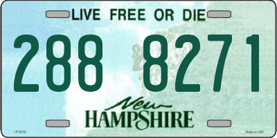 NH license plate 2888271