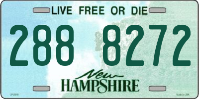 NH license plate 2888272