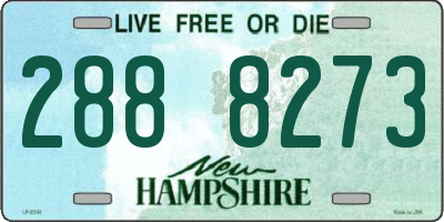 NH license plate 2888273