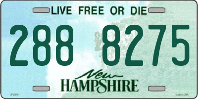 NH license plate 2888275