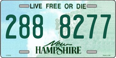 NH license plate 2888277