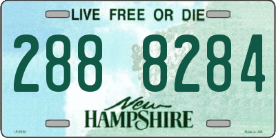 NH license plate 2888284