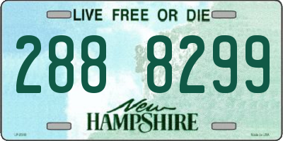 NH license plate 2888299