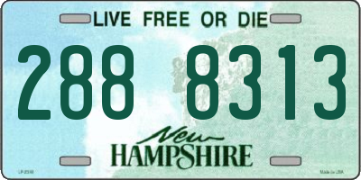 NH license plate 2888313
