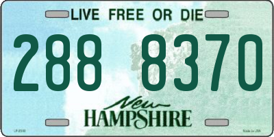 NH license plate 2888370