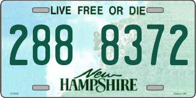 NH license plate 2888372