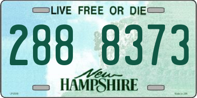 NH license plate 2888373