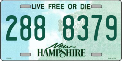 NH license plate 2888379