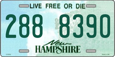 NH license plate 2888390