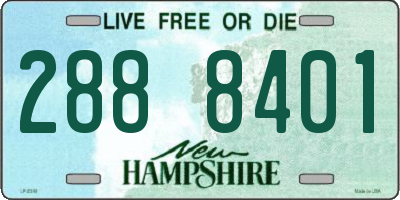 NH license plate 2888401