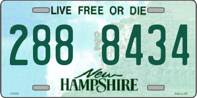 NH license plate 2888434