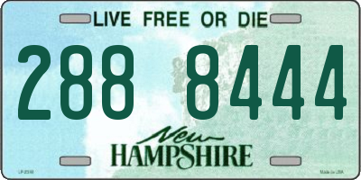 NH license plate 2888444