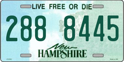 NH license plate 2888445