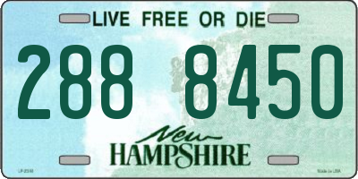 NH license plate 2888450
